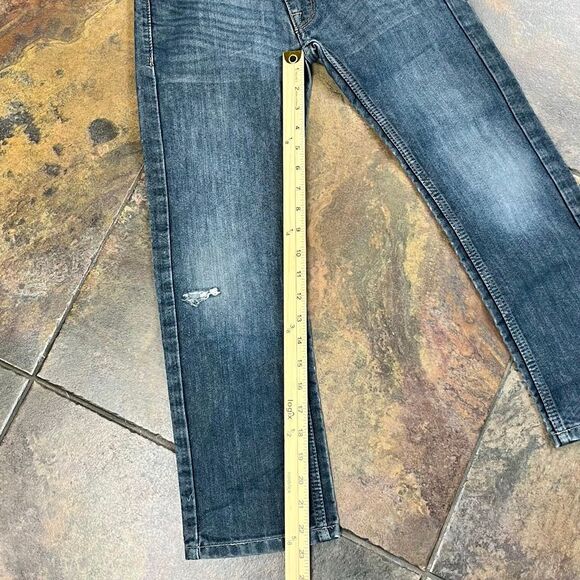 Paper Denim & Cloth Girls Distressed Adjustable Waist Jeans 8 - Picture 2 of 8